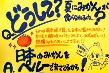 014「ペルー産みかん」ショーカード